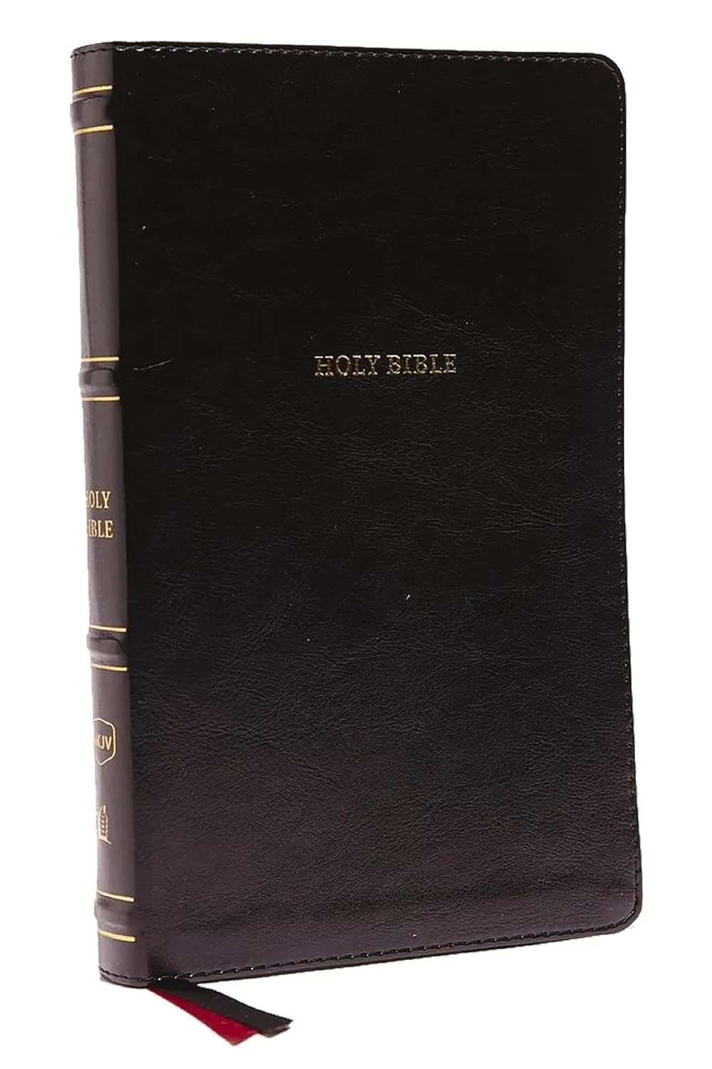 Anglais, Bible, New King James Version, similicuir noir, Paroles de Jésus en rouge - NKJV,...