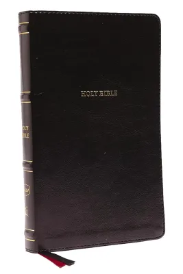 Anglais, Bible, New King James Version, similicuir noir, Paroles de Jésus en rouge - NKJV,...