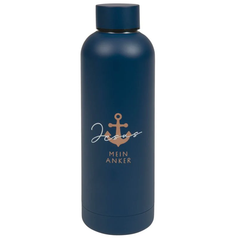 Jesus - Mein Anker - Trinkflasche (Edelstahl) - Für 500 ml Füllmenge