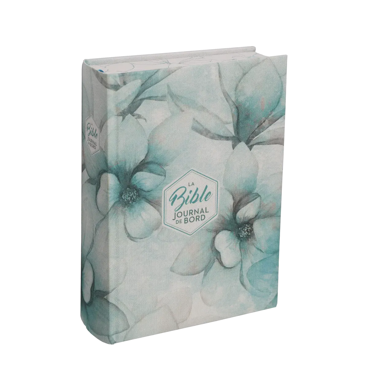 Bible Segond 21 Journal de bord - couverture rigide, toile imprimée motifs, jaspage