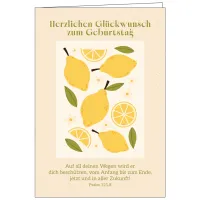 Faltkarte - Herzlichen Glückwunsch zum Geburtstag - mit Umschlag