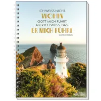 Ich weiß nicht, wohin Gott mich führt... (Memoblock A5)