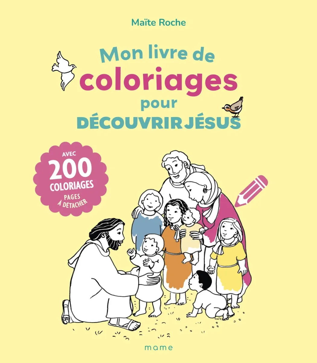 Mon livre de coloriages pour découvrir Jésus