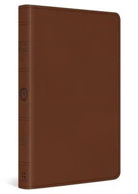 Anglais, Bible, English Standard Version, gros caractères, similicuir brun - ESV Large Print...