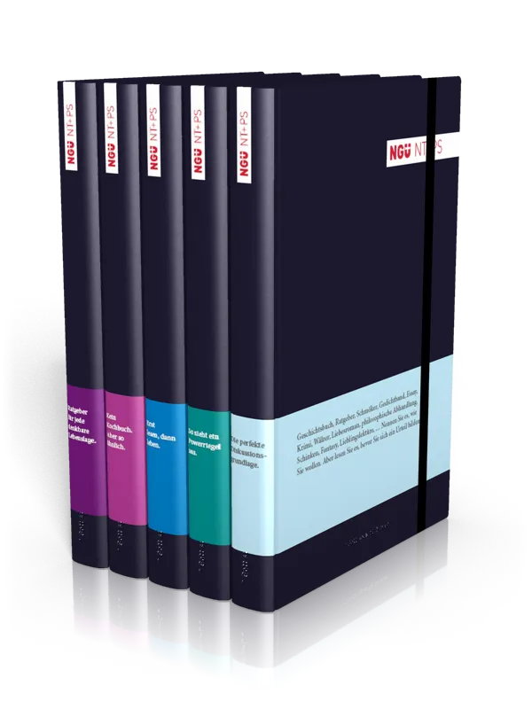 Neue Genfer Überzetzung NT+PS - Edition gros caractères, rigide noir avec élastique