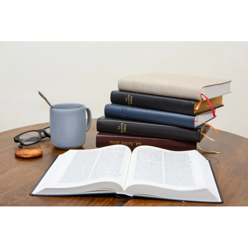 Bible Darby édition de Rolle, grand format, similicuir beige, souple