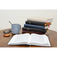 Bible Darby édition de Rolle, grand format, similicuir bleu, souple