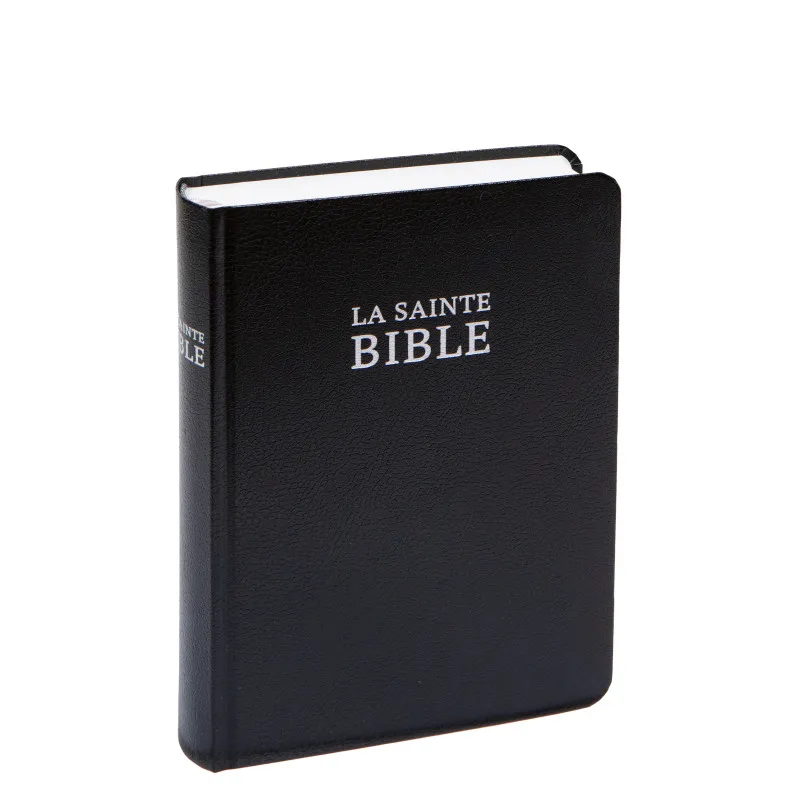 Bible Darby édition de Rolle, format moyen, similicuir noir, semi-rigide