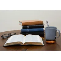 Bible Darby édition de Rolle, format moyen, similicuir noir, semi-rigide