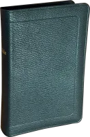 Bible Darby, format compact, cuir véritable noir, avec boîtier