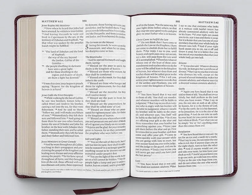 Anglais, Bible ESV Large Print Thinline Bible - ESV Large Print Thinline Bible Trutone, Mahogany