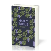 Anglais, Bible, NIV, brochée - couverture illustrée vigne