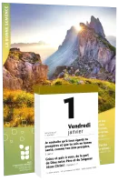 Bonne Semence calendrier éphéméride (La) - mural, à effeuiller, support cartonné