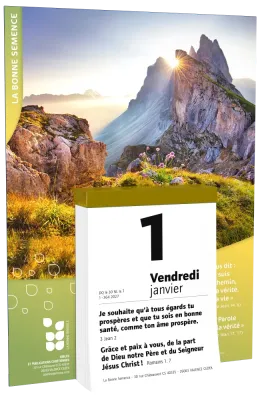 Bonne Semence calendrier éphéméride (La) - mural, à effeuiller, support cartonné