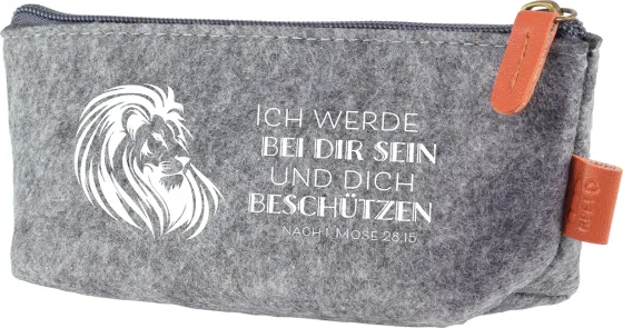 Ich werde bei dir sein und dich beschützen - Etui aus recyceltem PET-Filz
