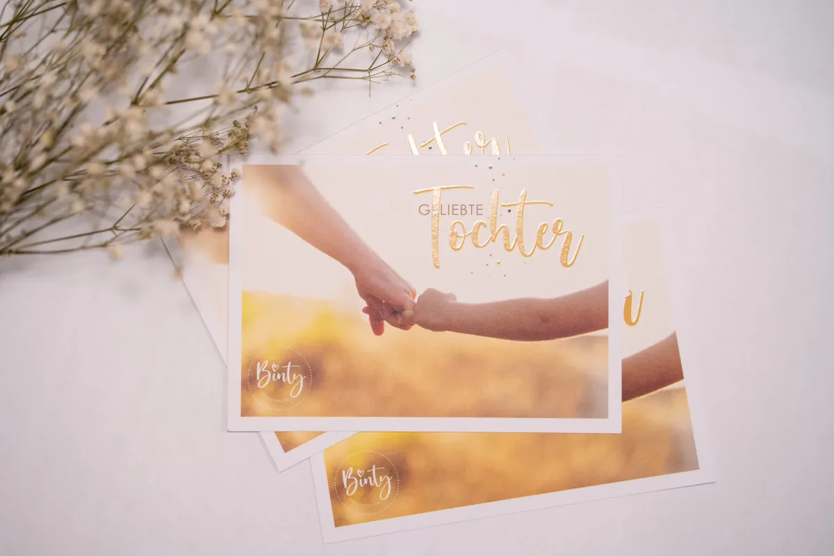 Postkarte | Geliebte Tochter