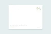 Postkarte | Danke (Motiv grün)