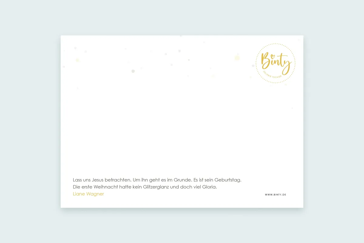Postkarte | Himmlisch beschenkt