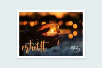 Postkartenaufsteller & 12er Karten-Set