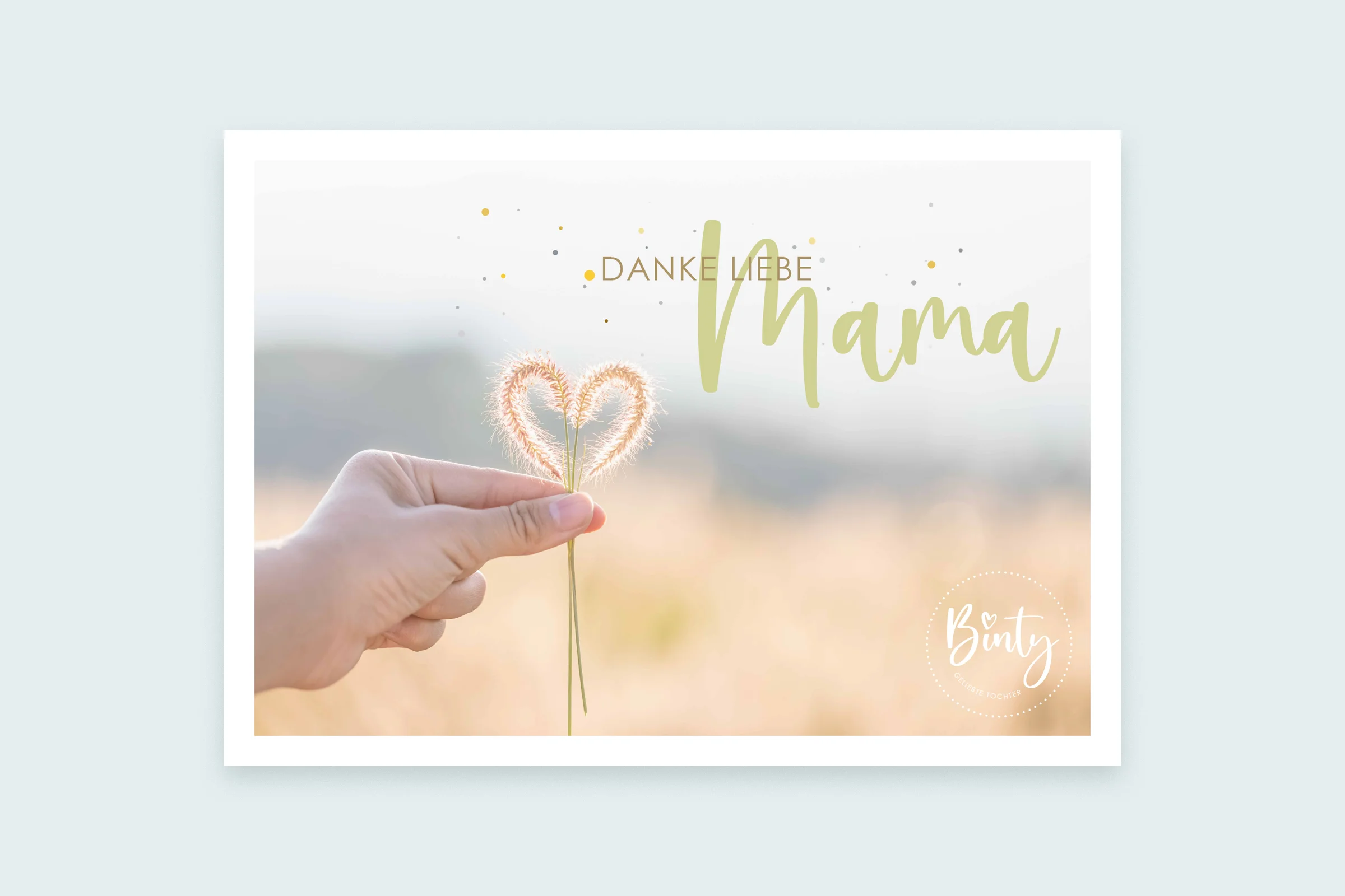Postkarte | Danke liebe Mama