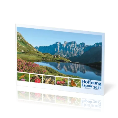 Französisch - Deutsch, Bildkalender Hoffnung - Monatskalender