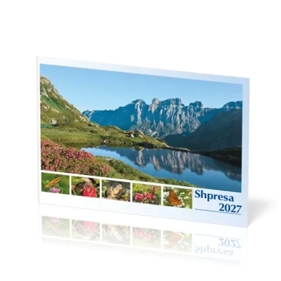 Albanisch - Deutsch, Bildkalender Hoffnung - Monatskalender