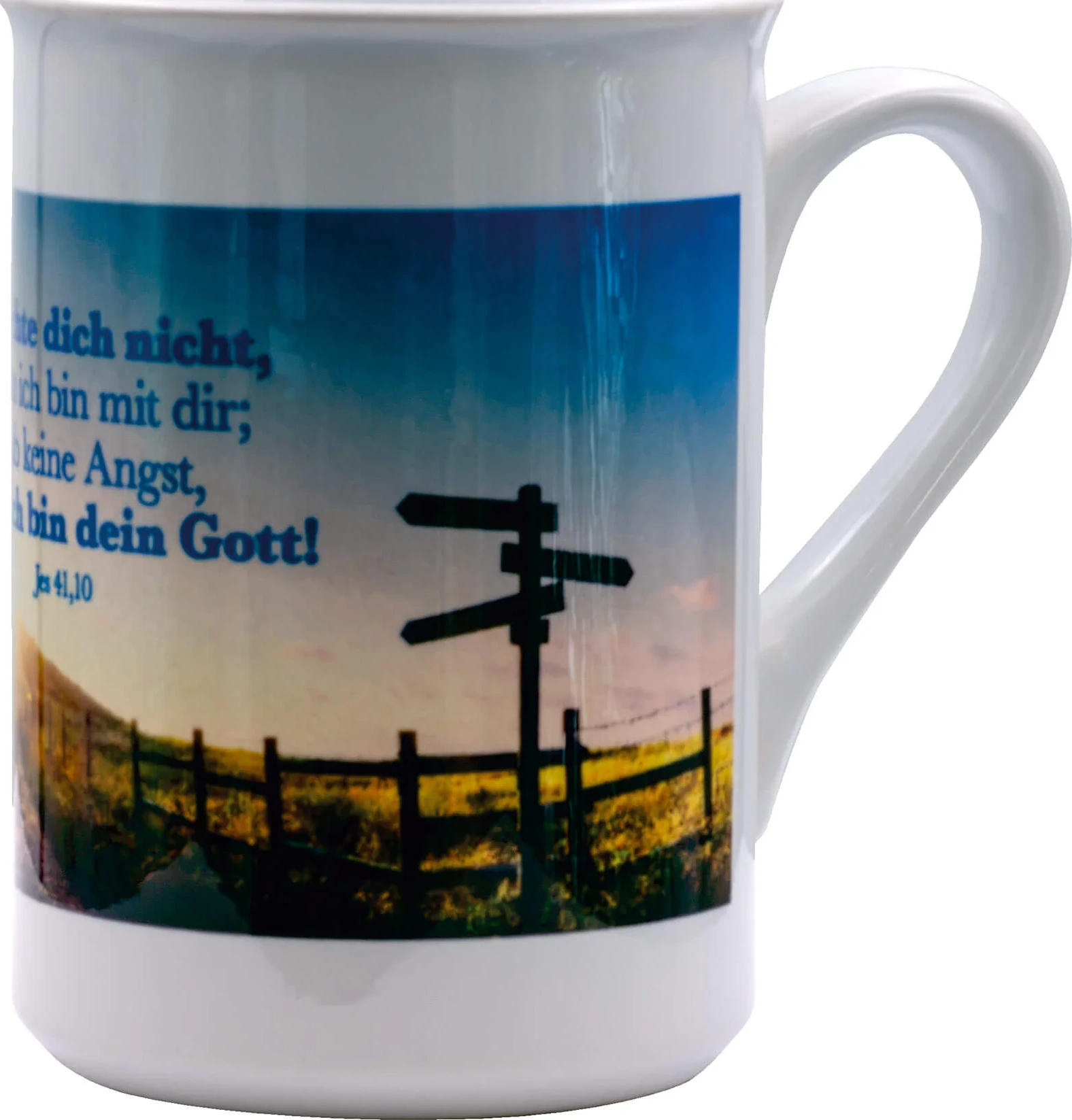 Fürchte dich nicht - Foto-Motiv - Tasse - Jahreslosung 2027, Fassungsvermögen 0,3 l