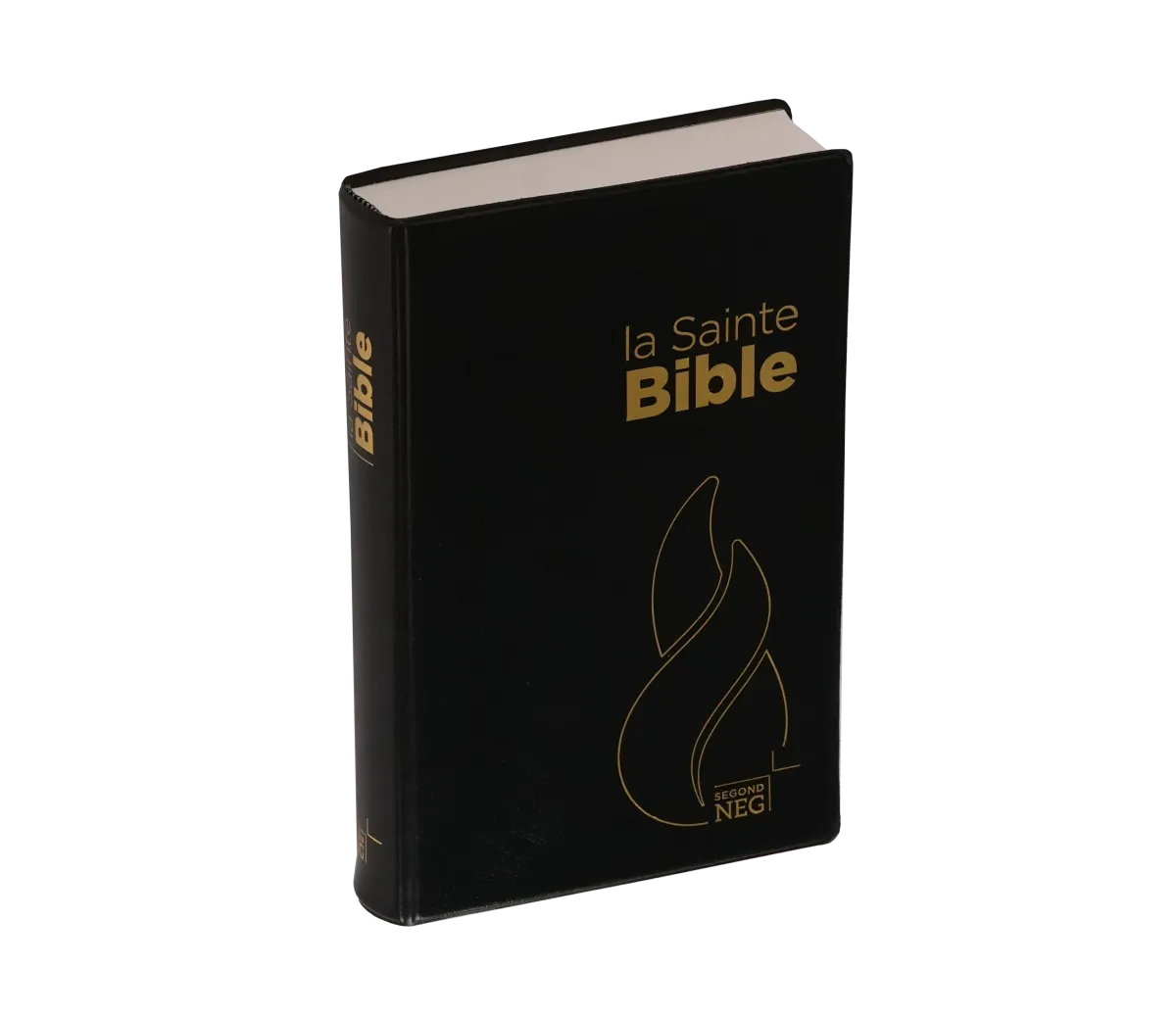 Bible Segond NEG, compacte, noire - couverture souple, flexa