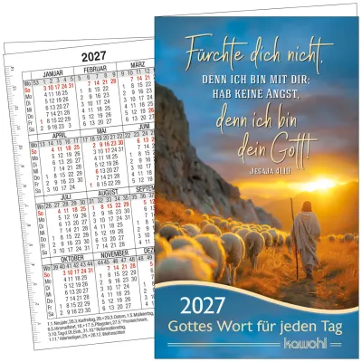 Gottes Wort für jeden Tag - Jahreslosung - Taschenterminkalender