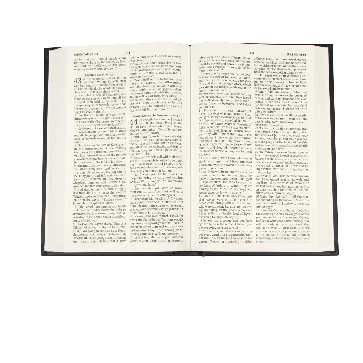 Anglais, Bible, Legacy Standard Bible, couverture rigide - LSB 2-Column Verse-by-Verse Hardcover