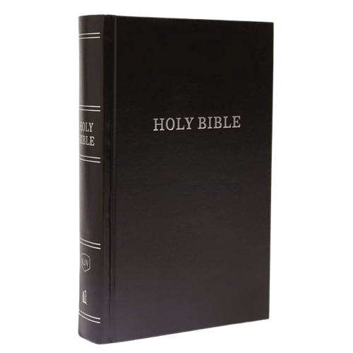 Anglais, Bible, King James Version, grands caractères, noire