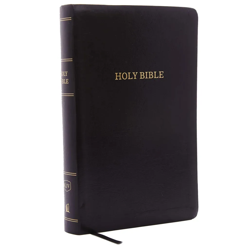 Anglais, Bible King James Version, moyen format, gros caractères, noir