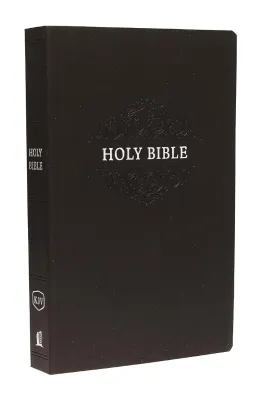 Anglais, Bible King James Version, similicuir noir