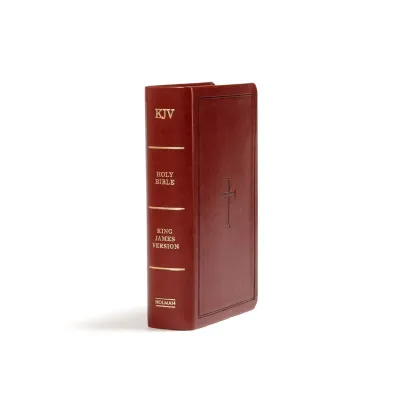 Anglais, Bible, King James Version, gros caractères, similicuir, brun