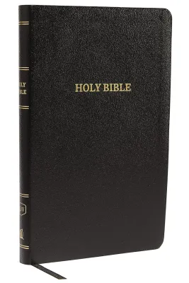 Anglais, Bible King James Version, fibrocuir, noir