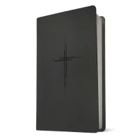 Anglais, Bible, New Living Translation, Filament Edition, similicuir noir, motif croix - NLT...