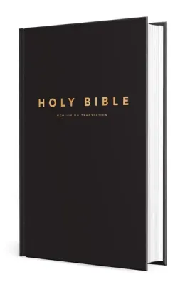 Anglais, Bible, New Living Translation, gros caractères, rigide noire - NLT Large Print Pew...