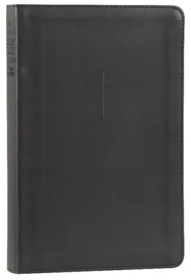Anglais, Bible, New Living Translation, souple, similicuir, noire