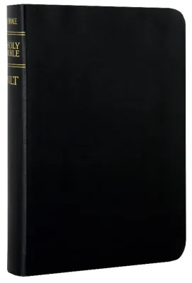Anglais, Bible, NLT - compacte, cuir, noir
