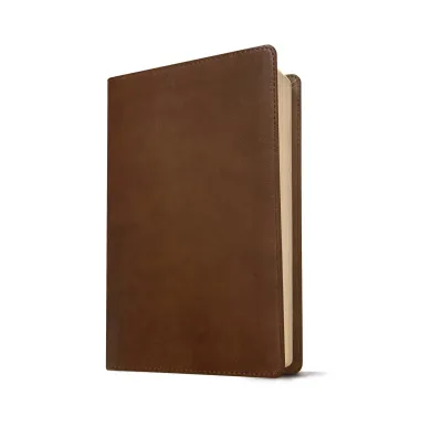Anglais, Bible de référence New Living Translation, similicuir souple, brune