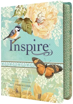 Anglais, Bible Journal de bord Inspire New Living Translation, similicuir, couverture illustrée