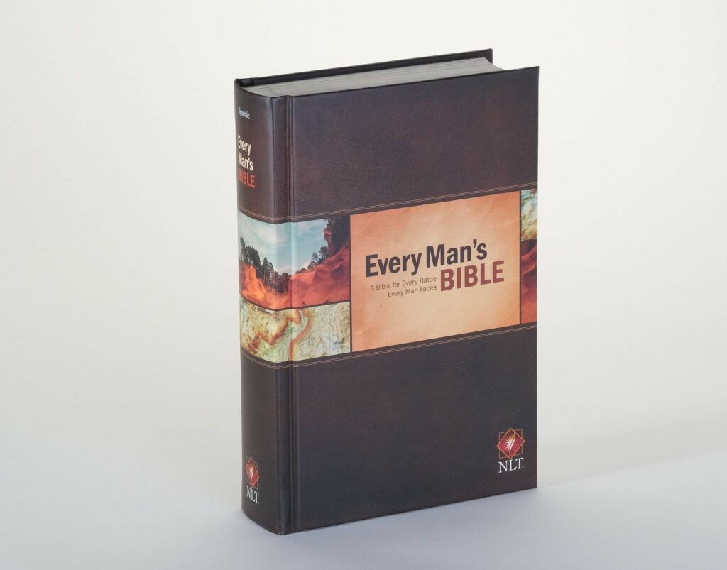 Anglais, Bible New Living Translation, Every Man's Bible, couverture rigide