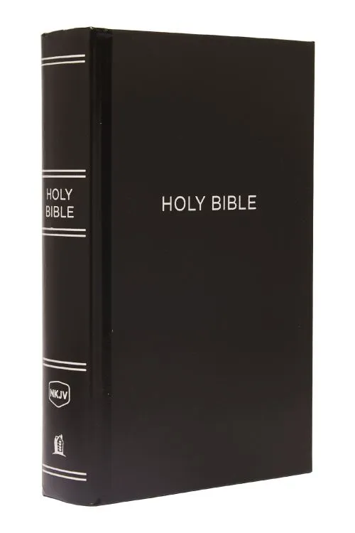 Anglais, Bible, New King James Version, gros caractères, noire