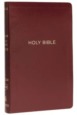Anglais, Bible de référence, NKJV, similicuir, bordeaux - NKJV, Thinline Reference Bible,...