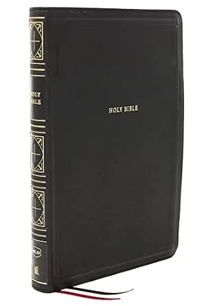 Anglais, Bible New King James Version, très gros caractères, similicuir, noire - NKJV Holy Bible,...