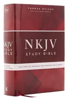 Anglais, Bible d'étude New King James Version, gros caractères, hardcover, couverture illustrée,...