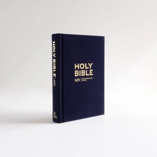 Anglais, Bible, New International Version, Caractères agrandis, compacte, rigide bleue - NIV...