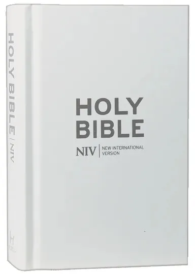 Anglais, Bible de mariage, NIV - blanche, avec boîtier