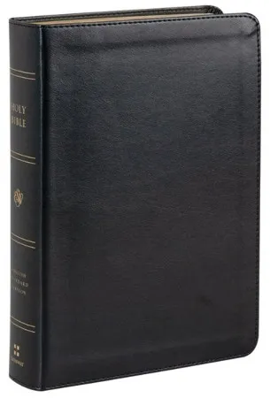 Englisch Bibel English Standard Version, Einspaltig - Kunstleder schwarz, Goldschnitt, Lesezeichen