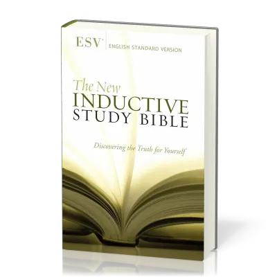 Anglais, Bible d'étude English Standard Version, New Inductive Study Bible, couverture illustrée